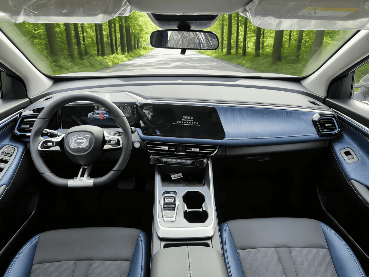 Compact SUV interior dashboard